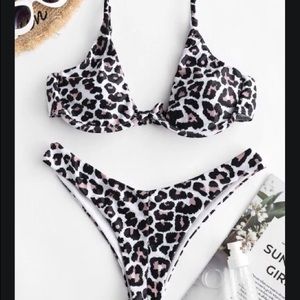 New Zawful cheetah pint bikini